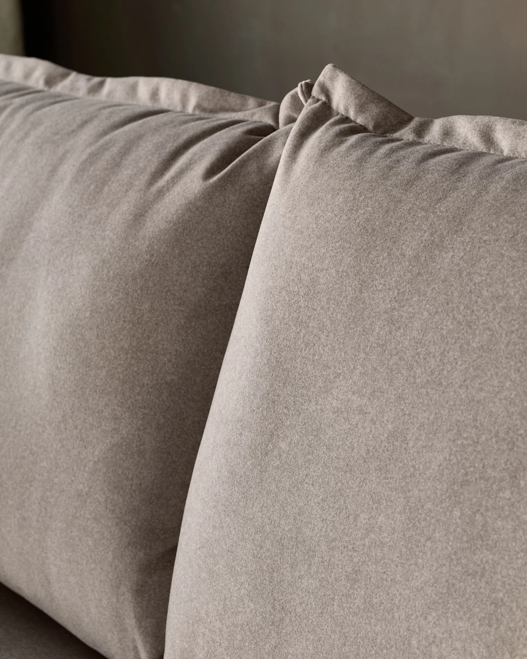 Otto mocha plush fabric 2 seater sofa - Image 5