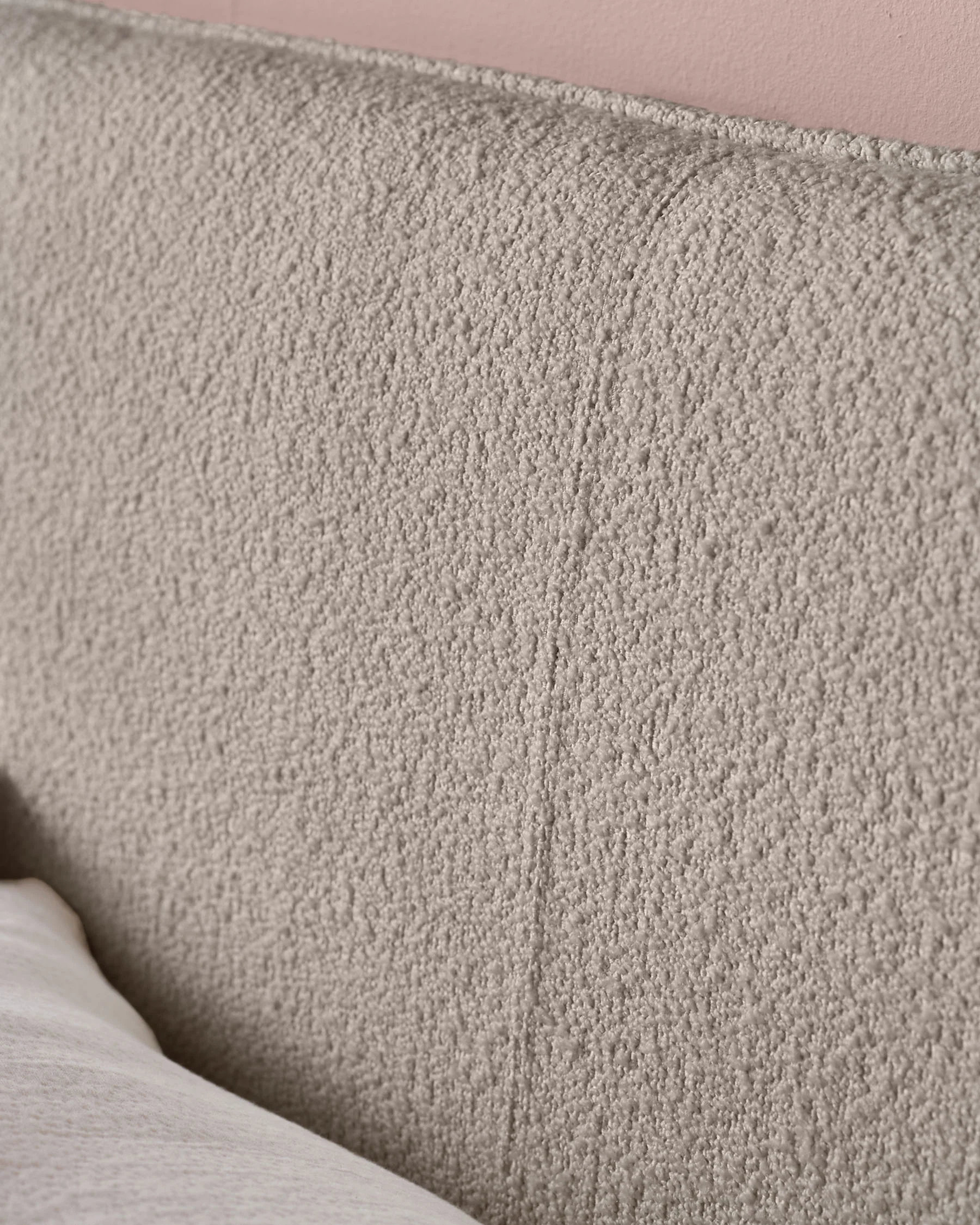 Paolo Natural Soft Boucle Double Bed - Image 7