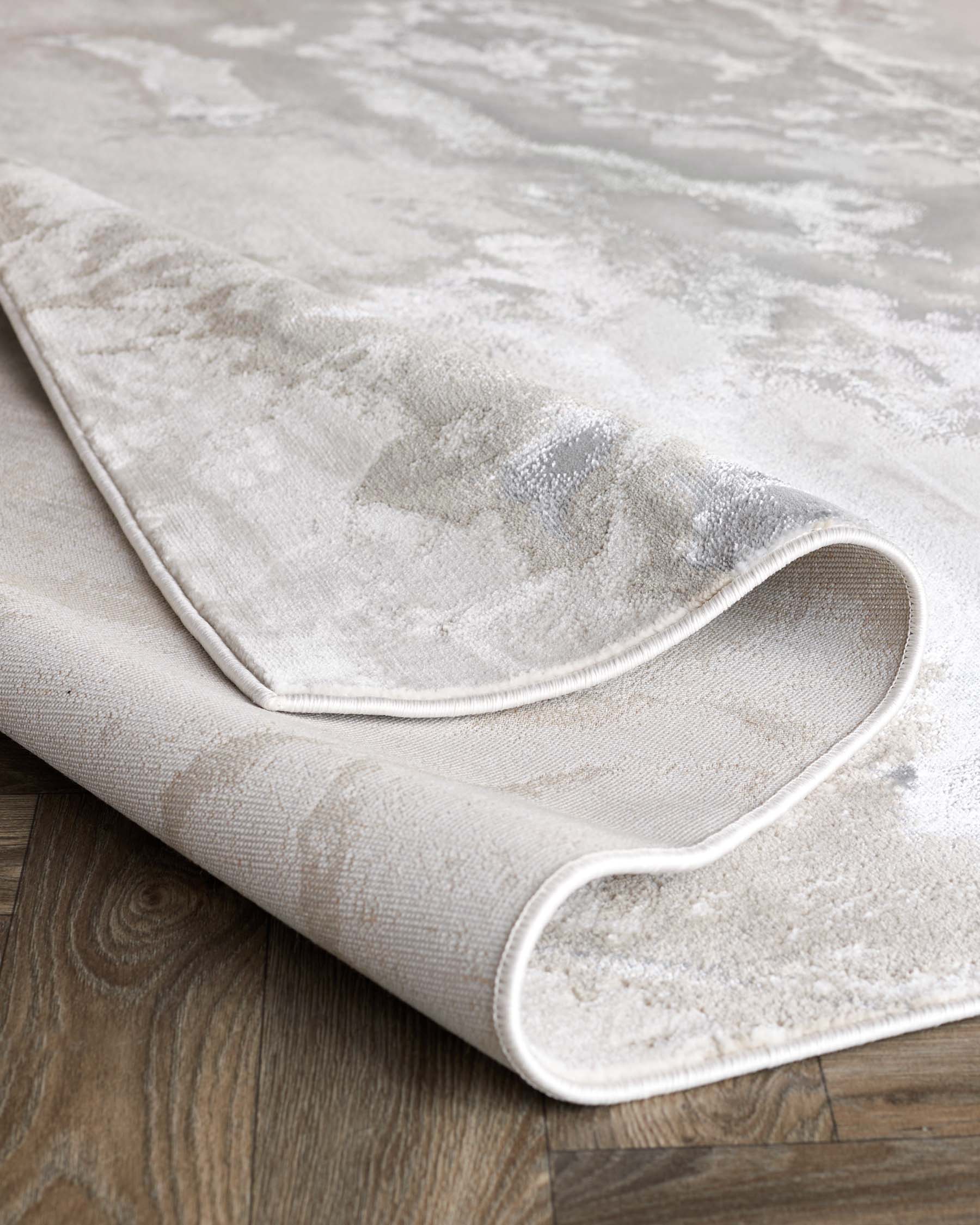 Perla silver textured medium rug - Image 4