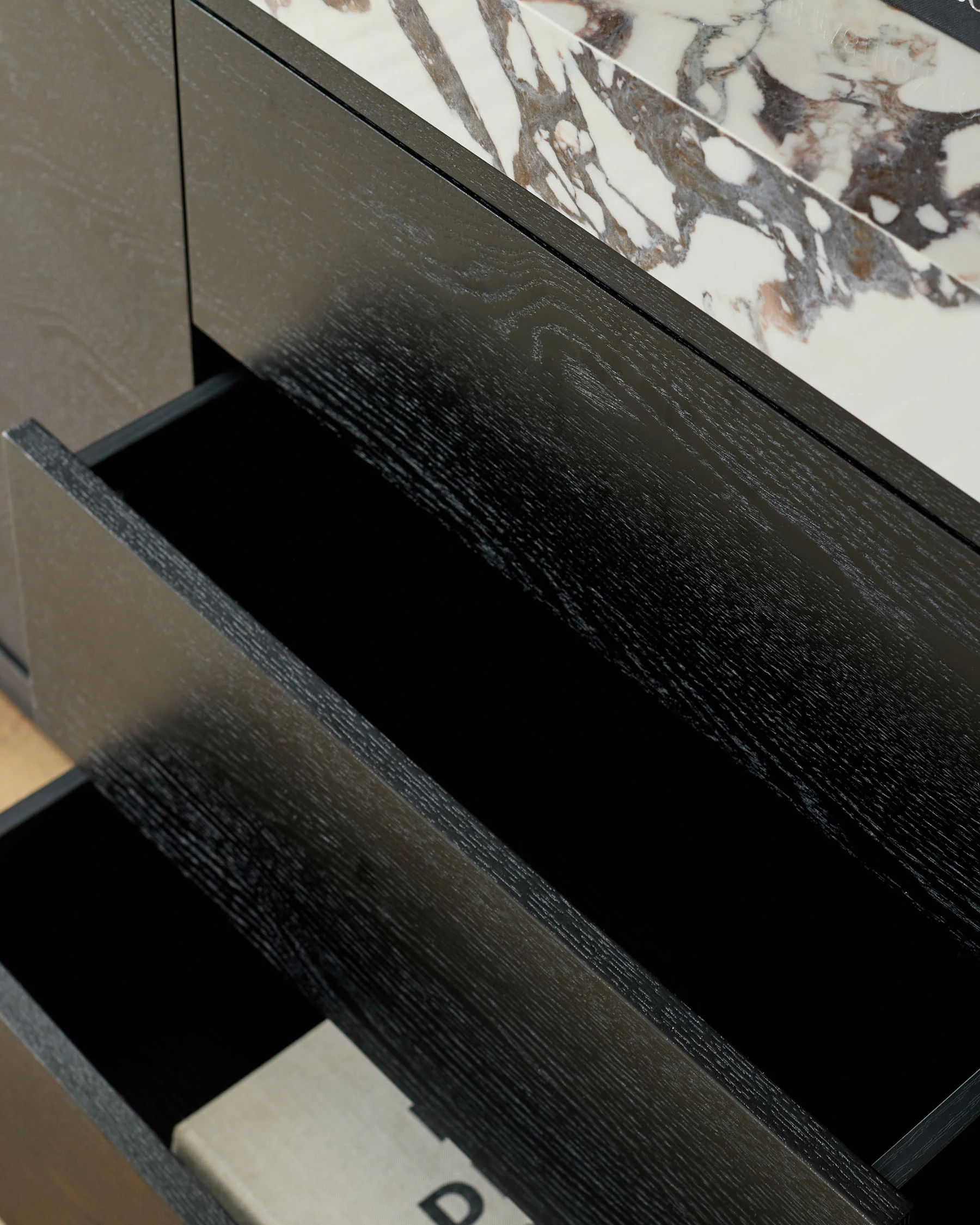 Russo white calacatta sideboard - Image 5