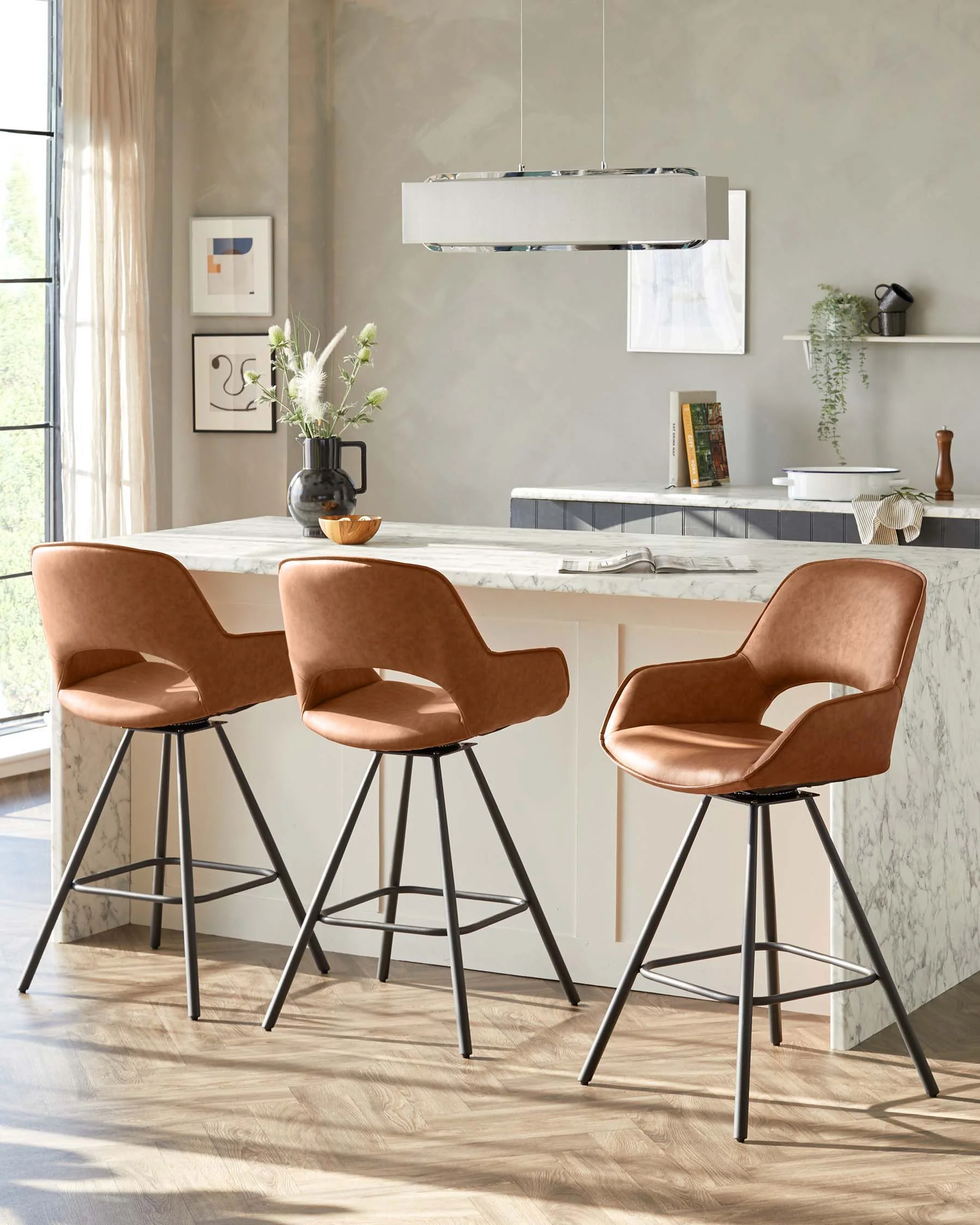 Sanza Chrome Bar Pendant - Image 3