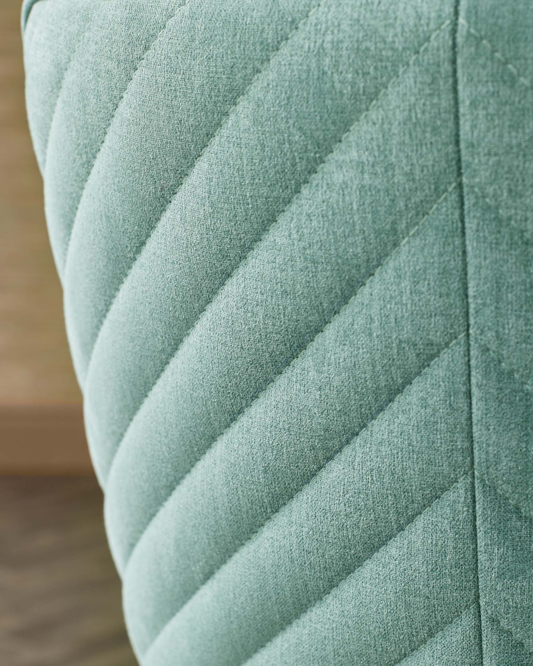 Serena sage green chenille dining chair - Image 5