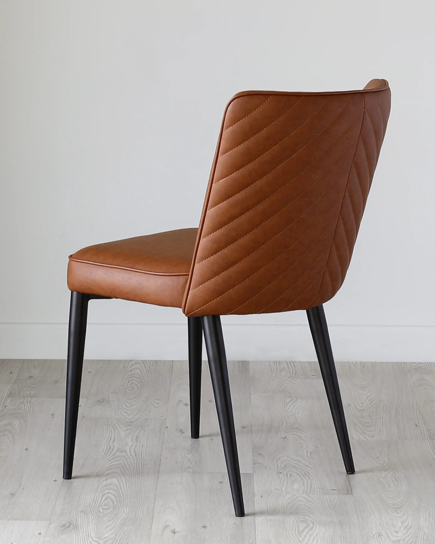 Serena Tan Faux Leather Dining Chair - Image 4