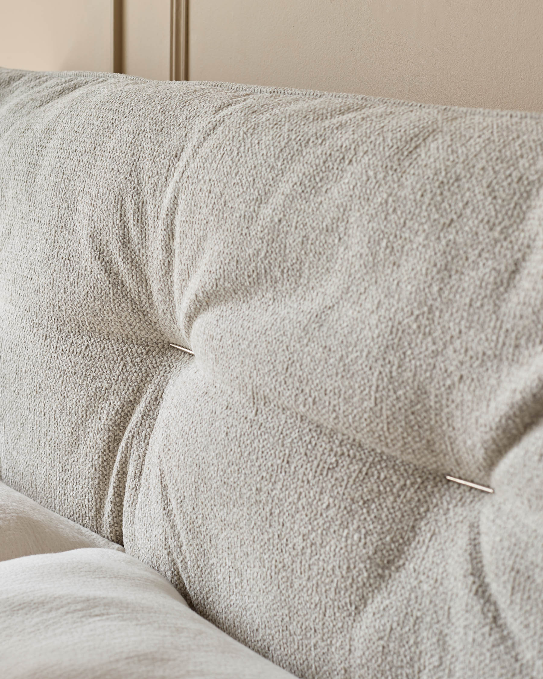 Siesta natural fabric super king ottoman storage bed - Image 5