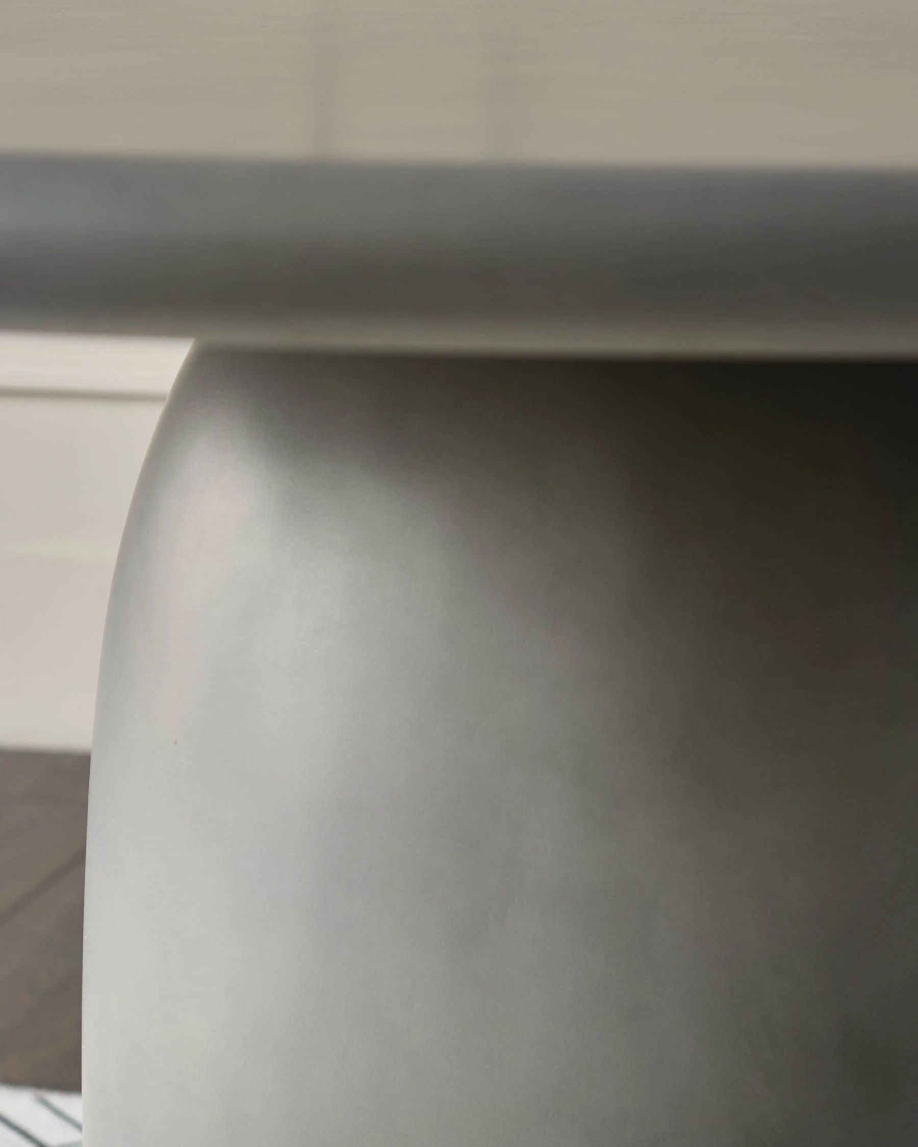 Tesso dark grey garden 4 seater dining table - Image 4