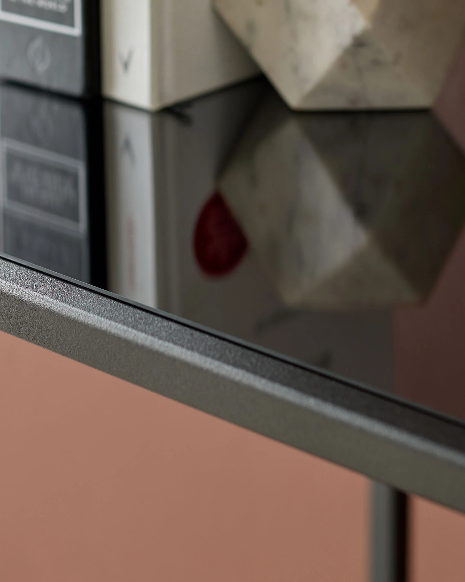 Thea Black Smoked Mirror Console Table - Image 5