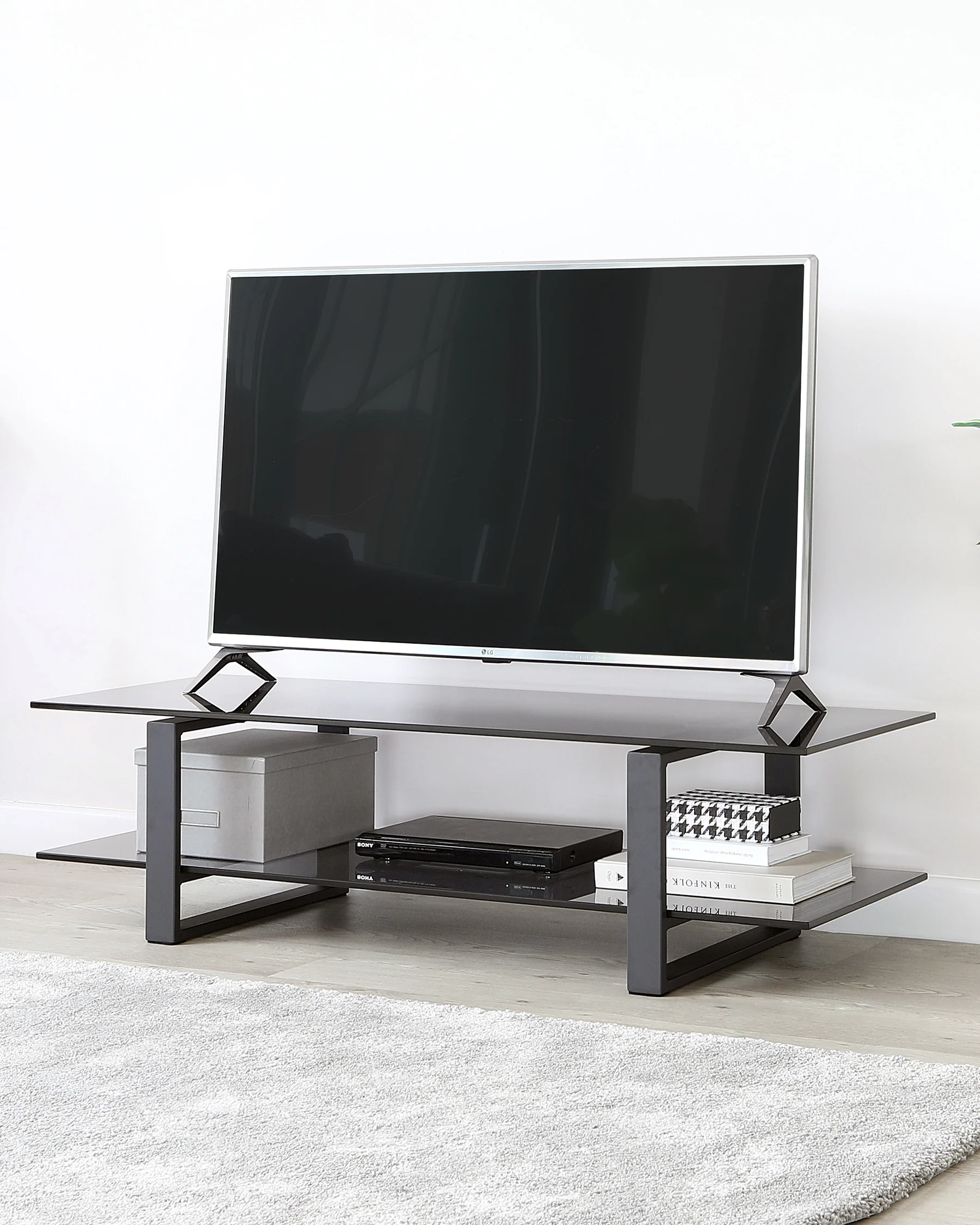 Tiva Smoked Glass TV Unit - Image 3