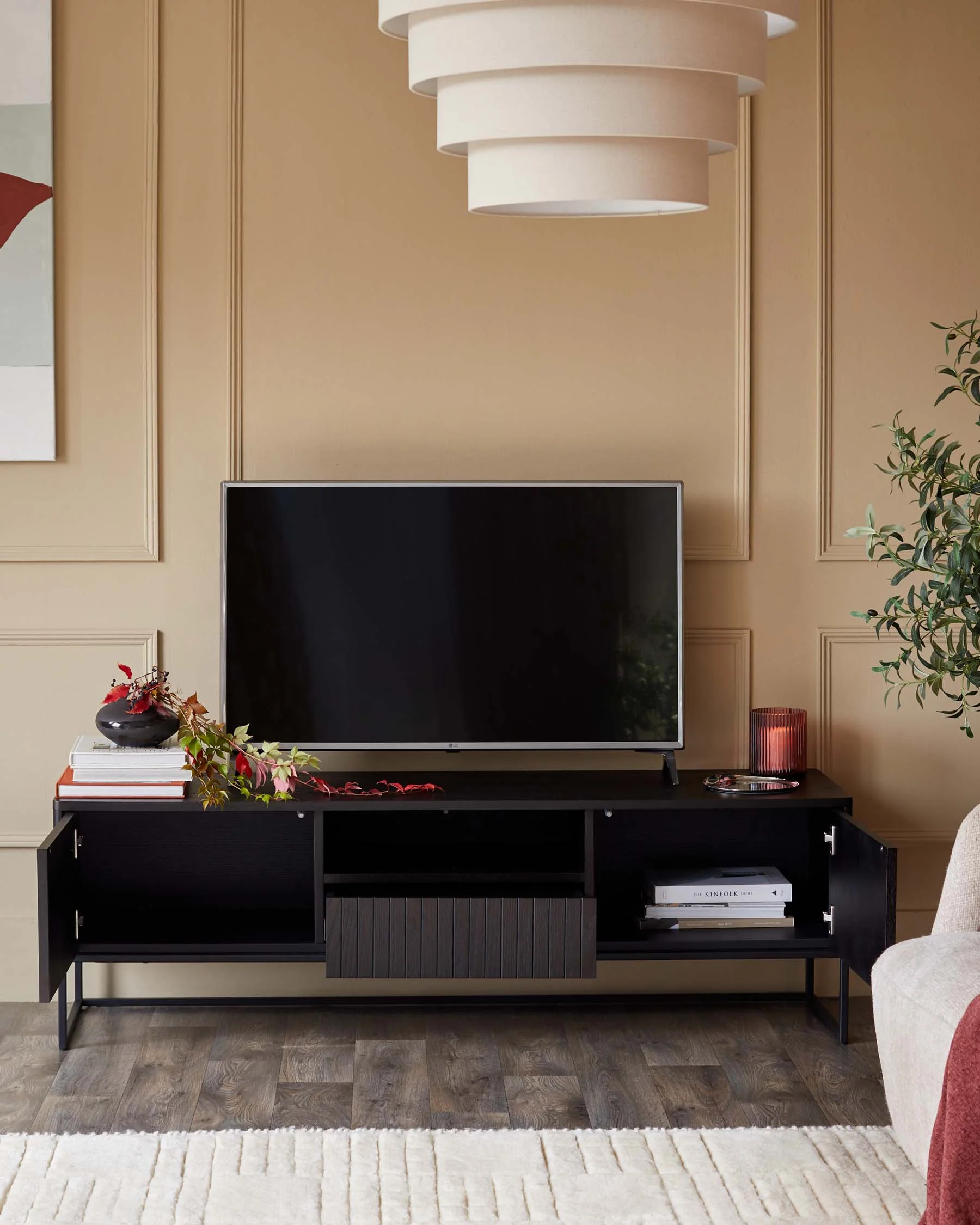 Toronto Dark Ash TV Stand - Image 4