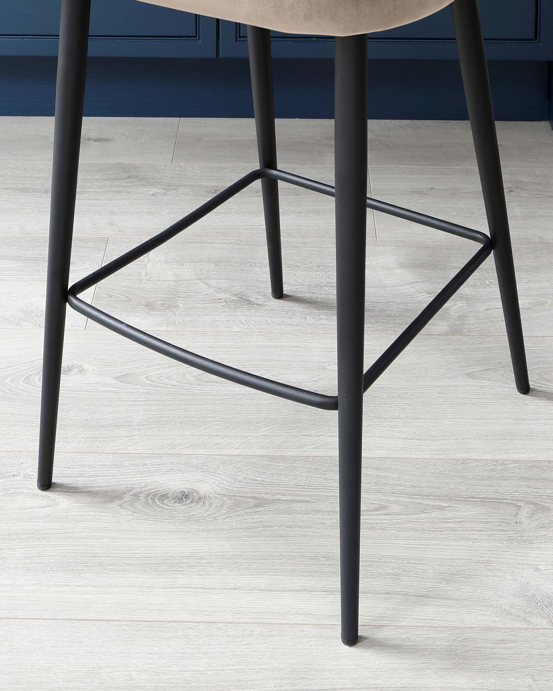 Trinny Champagne Velvet Bar Stool - Image 7