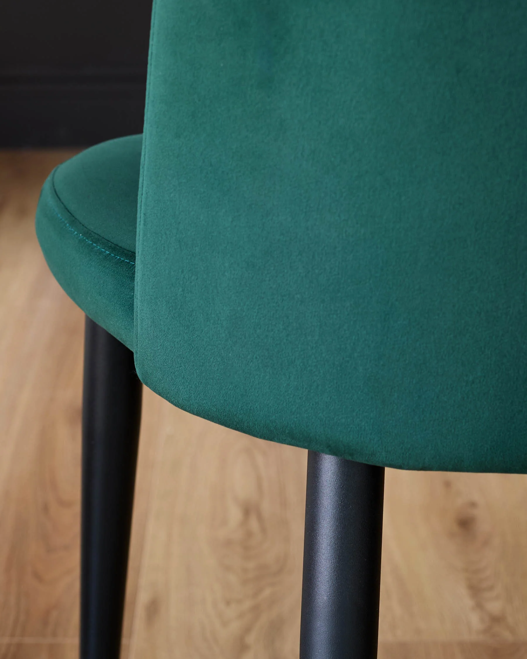 Trinny Dark Green Velvet Dining Chair - Image 6