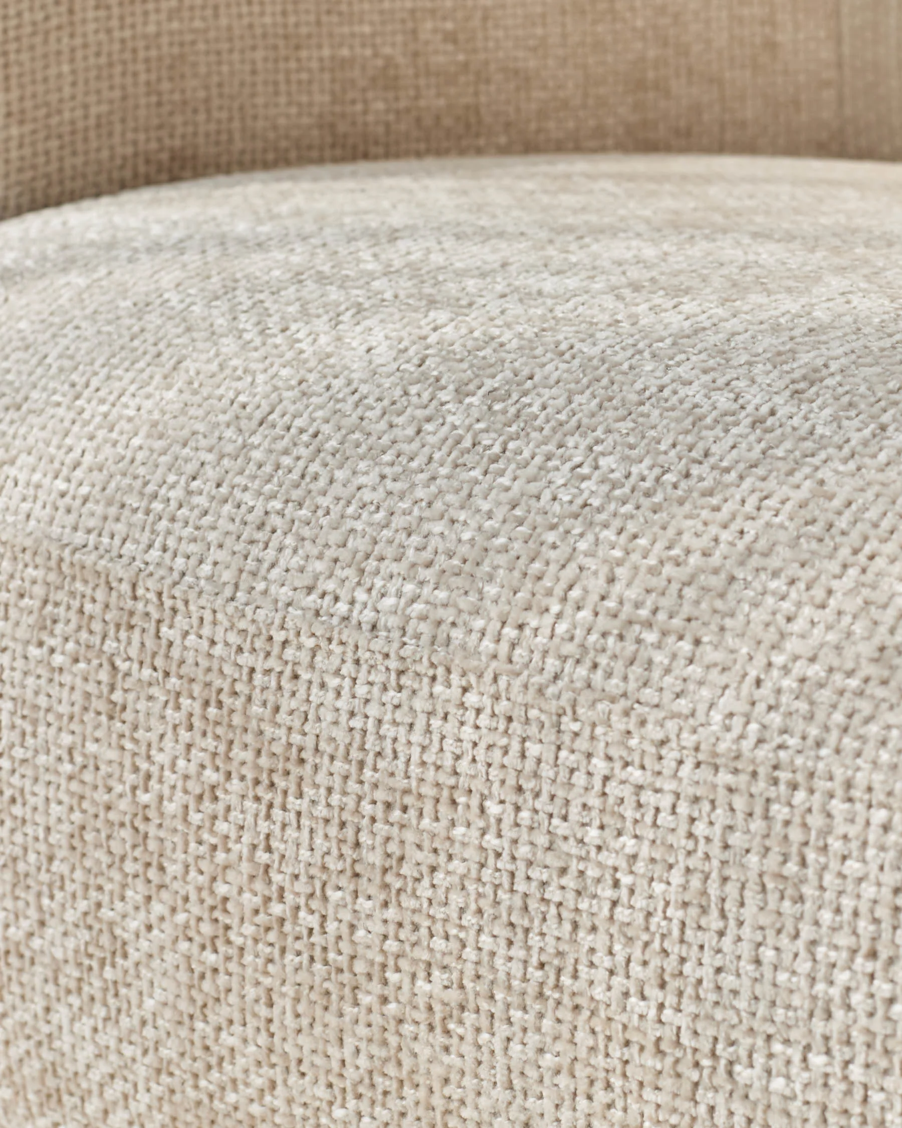 Tristan natural fabric accent chair - Image 5