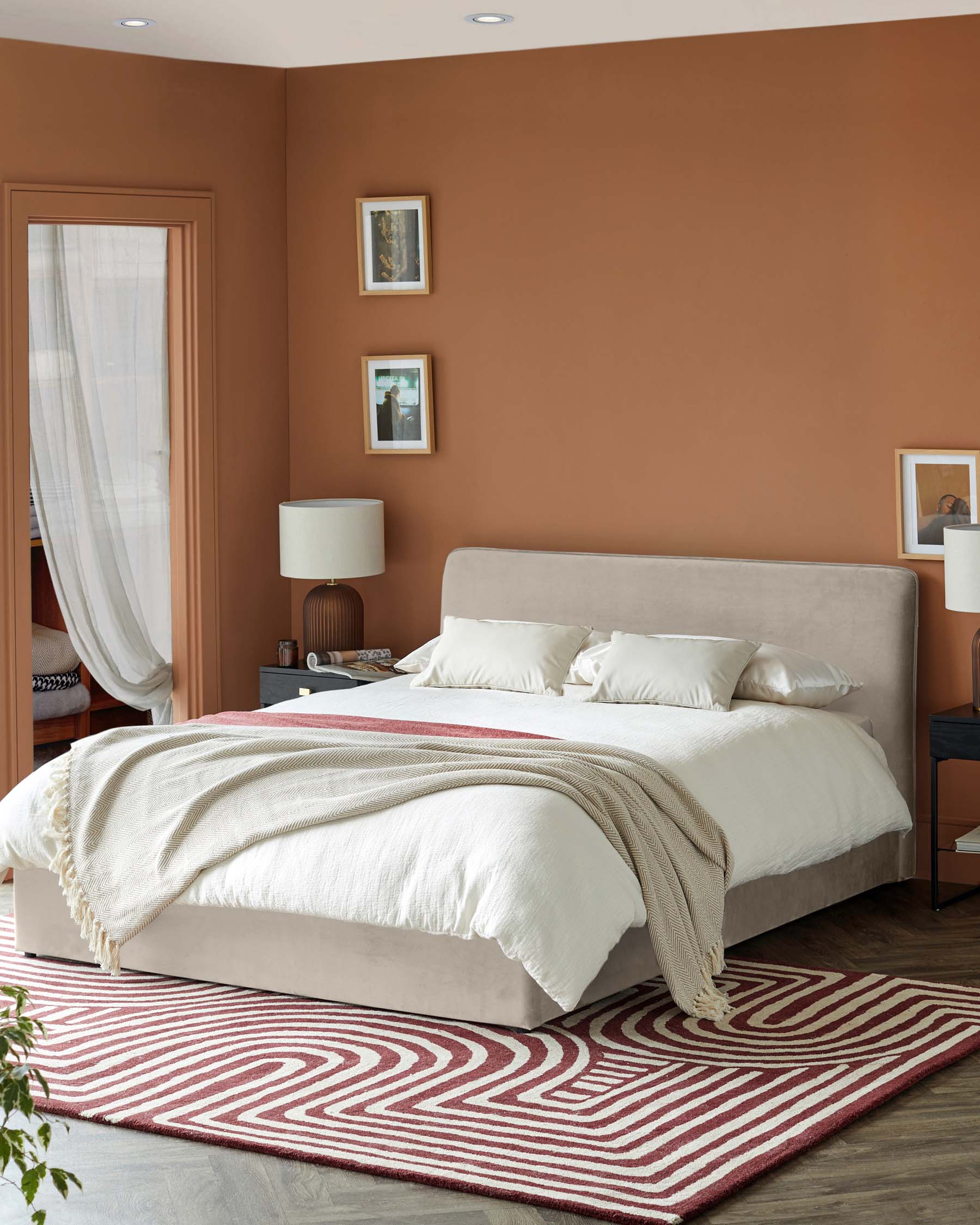 Turin champagne velvet king size ottoman storage bed