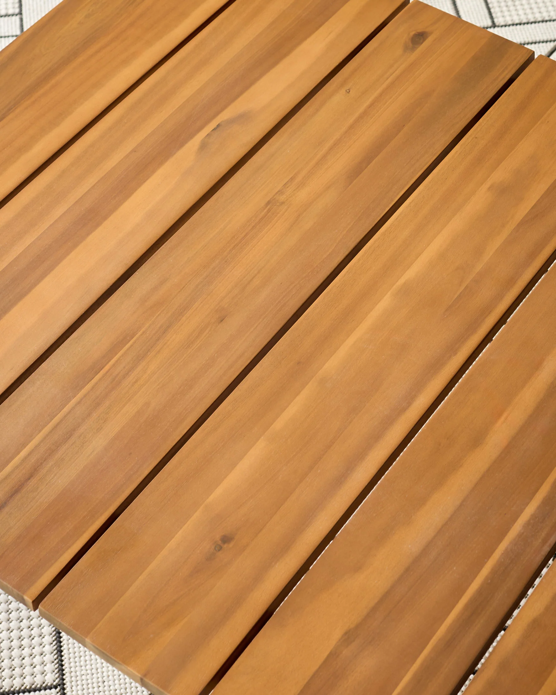 Tuscany natural acacia wood garden coffee table - Image 5