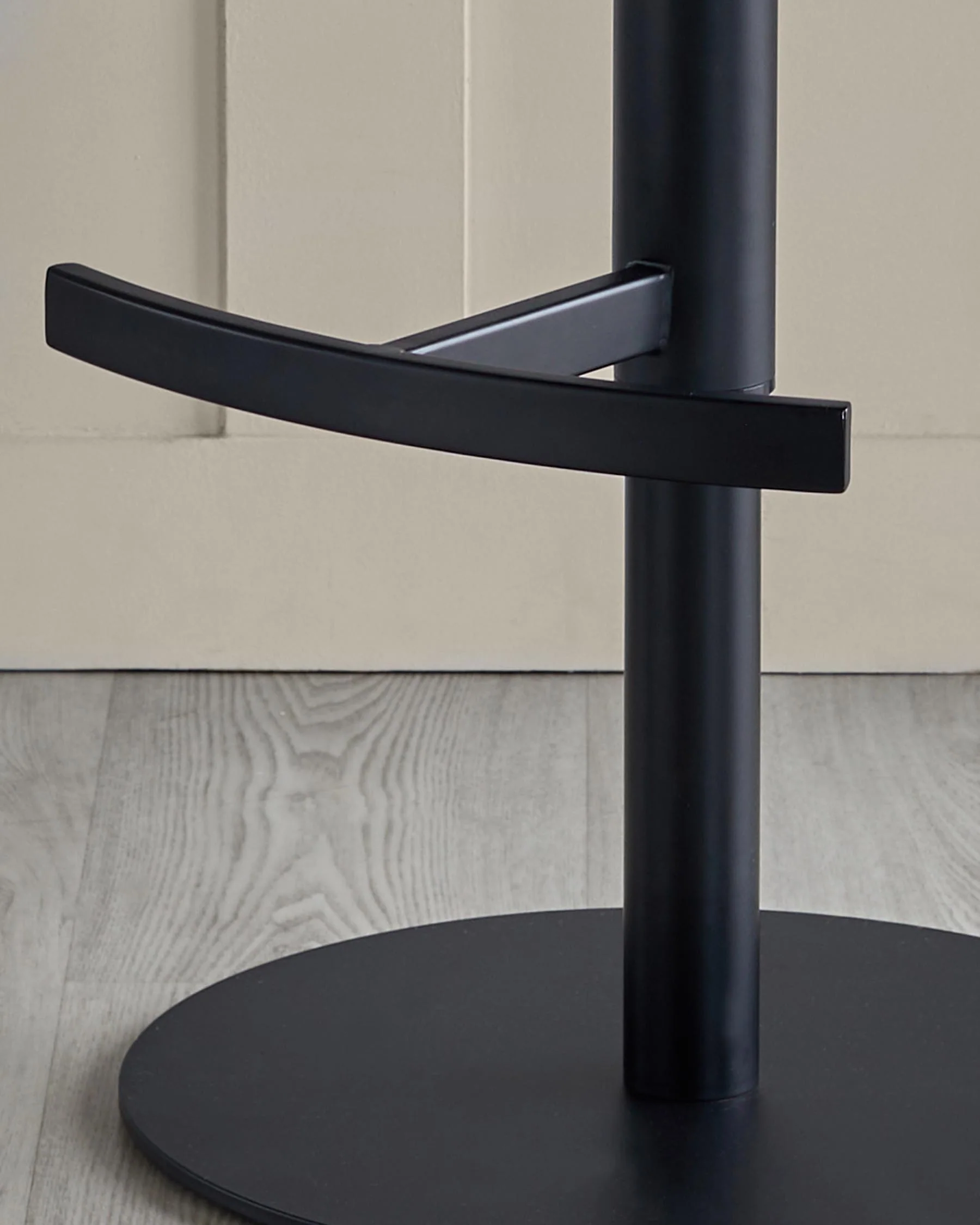 Wren grey fabric and dark chocolate velvet gas lift bar stool - Image 11