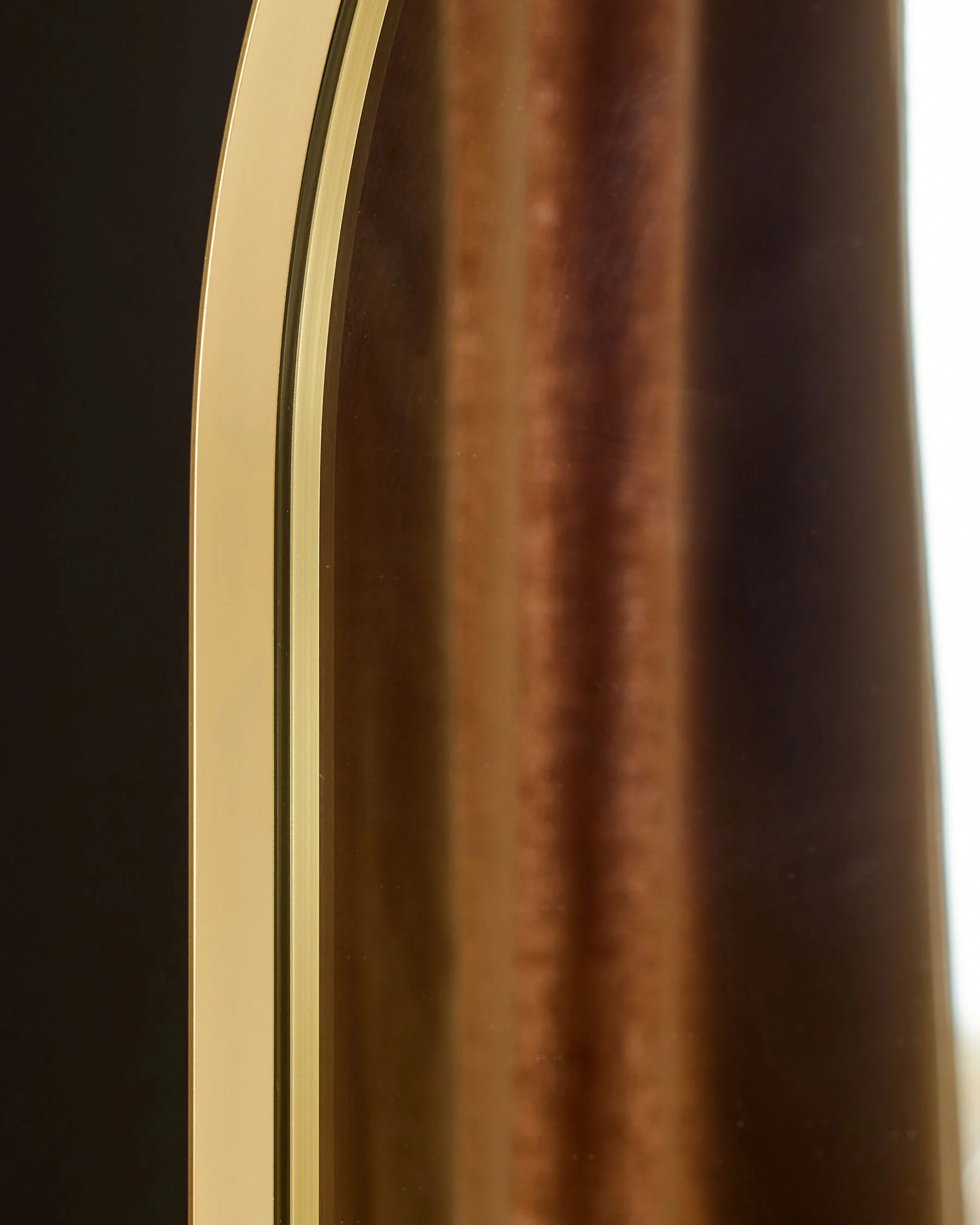 Yannis gold arch wall mirror - Image 3