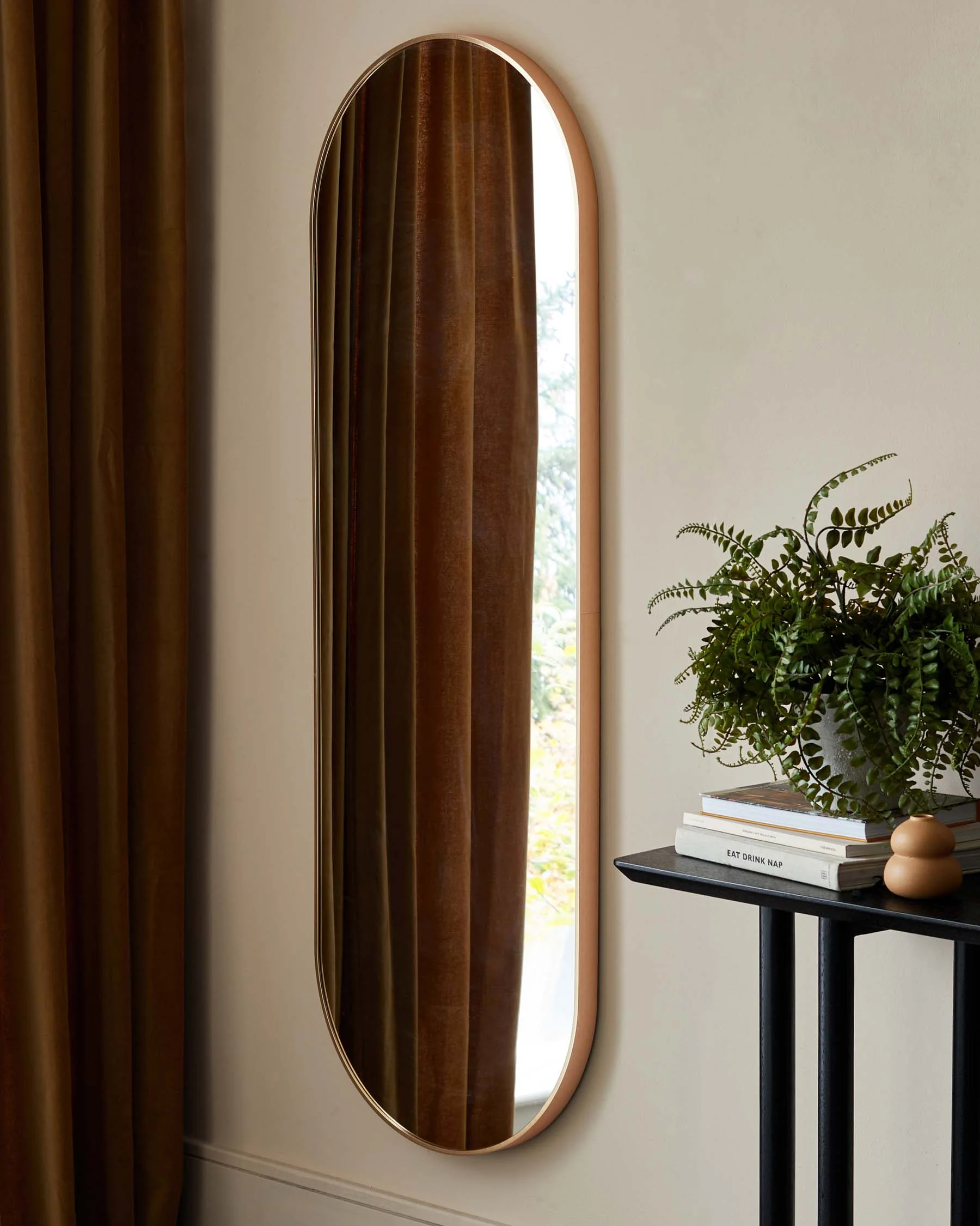 Yannis Large Full Length Wall Mirror Gold