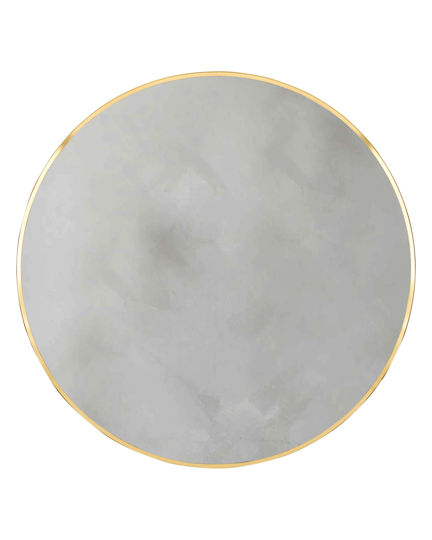 Yannis gold large round wall mirror - Image 3