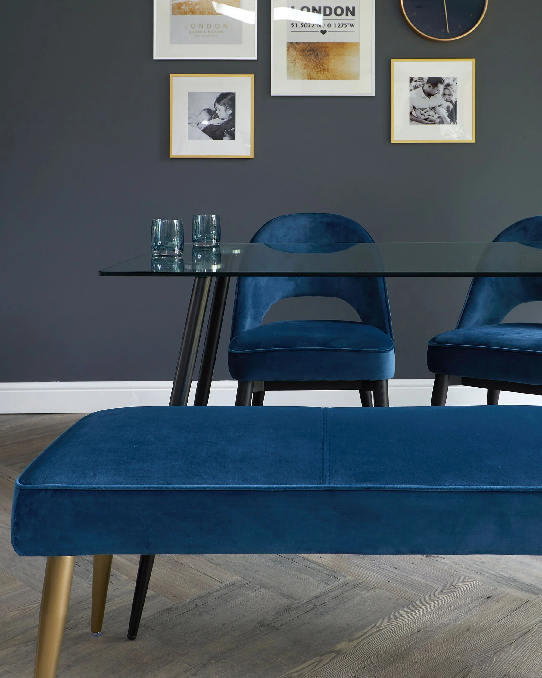 Zilo Black And Glass 6 Seater Dining Table - Image 10