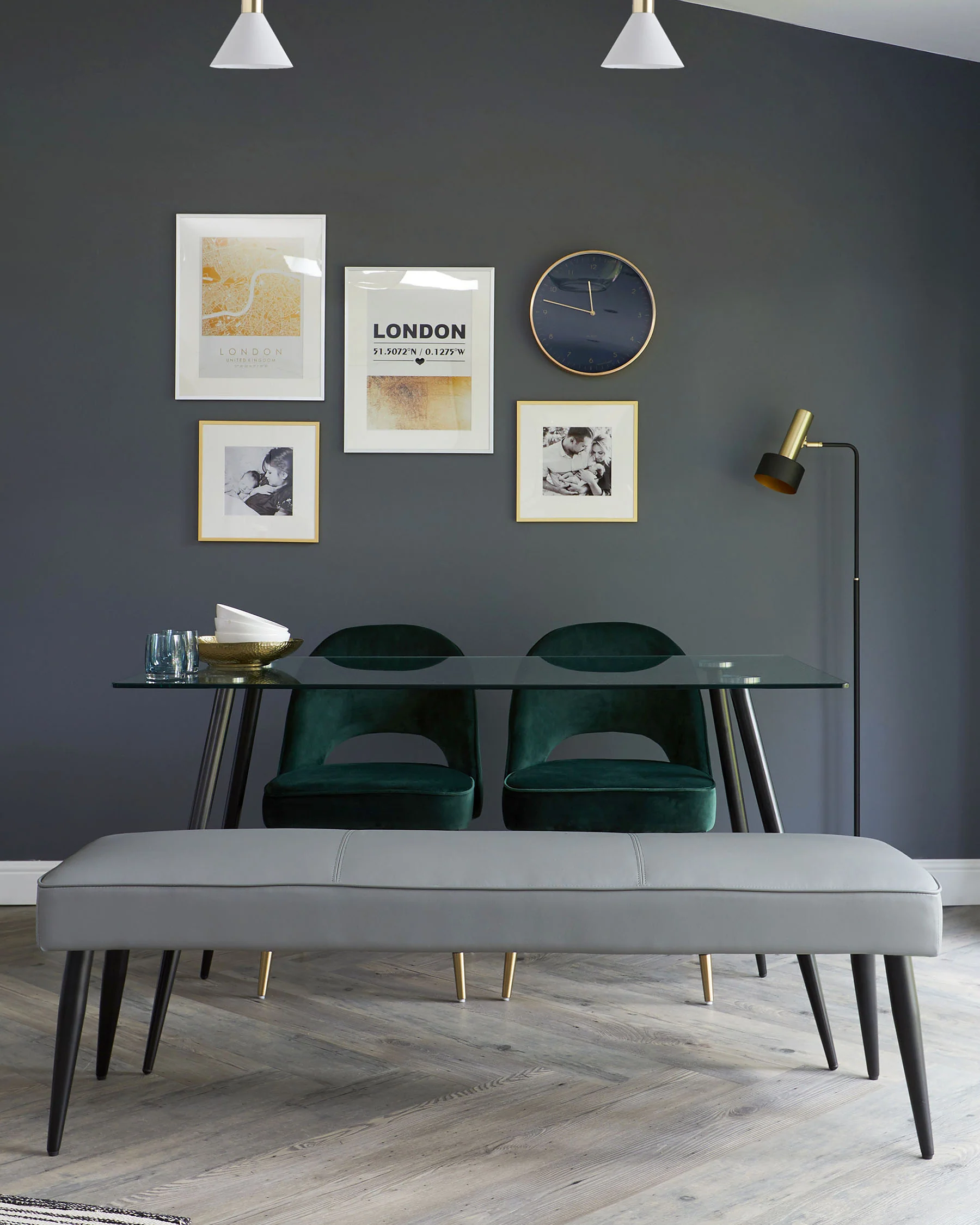 Zilo Black And Glass 6 Seater Dining Table - Image 5