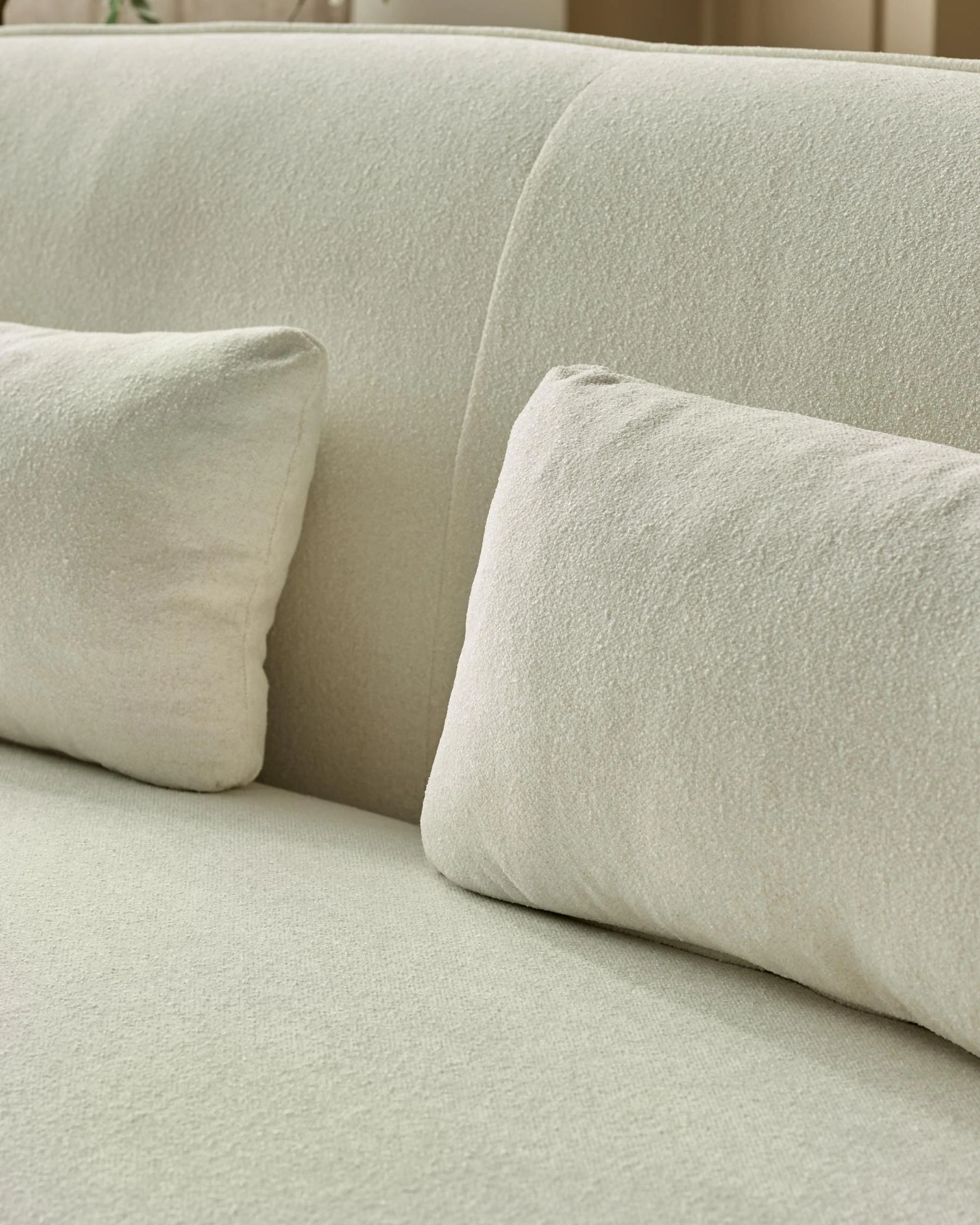 Zoey ivory boucle 2 seater sofa - Image 7