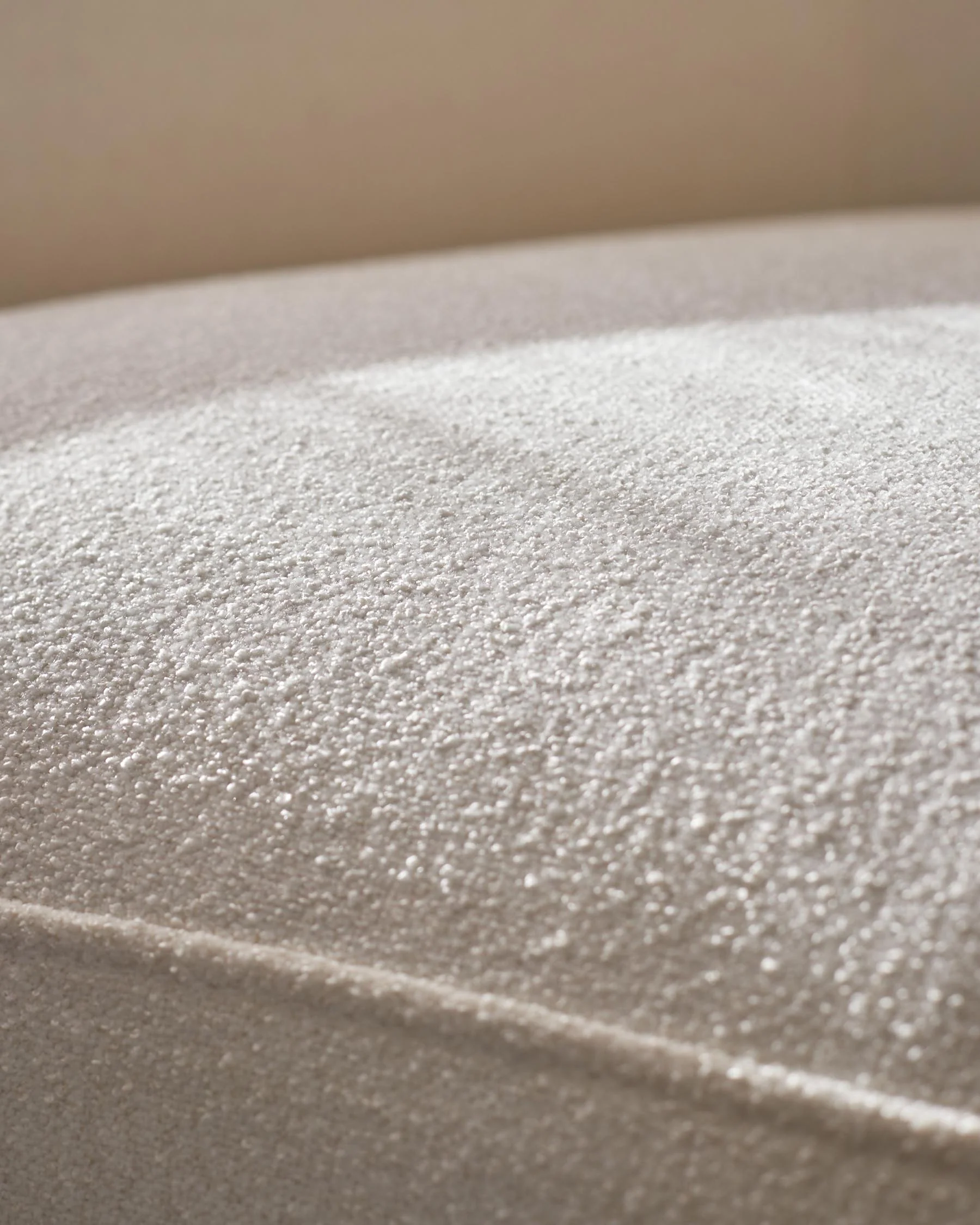 Zoey ivory boucle armchair - Image 6